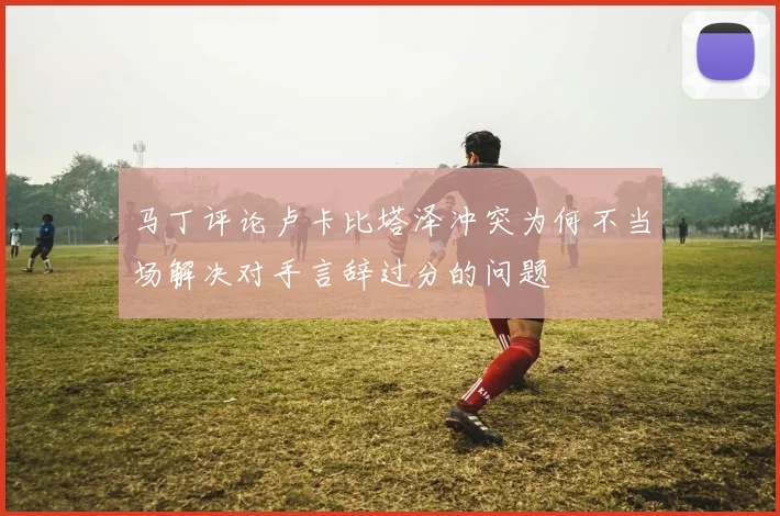 马丁评论卢卡比塔泽冲突为何不当场解决对手言辞过分的问题